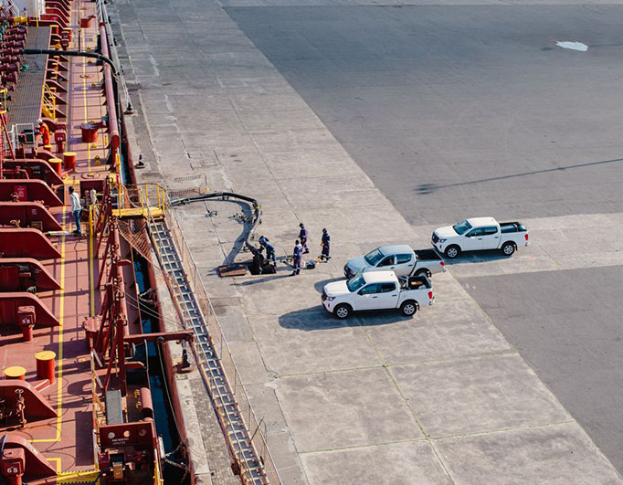 Coordination of related port and ship affairs